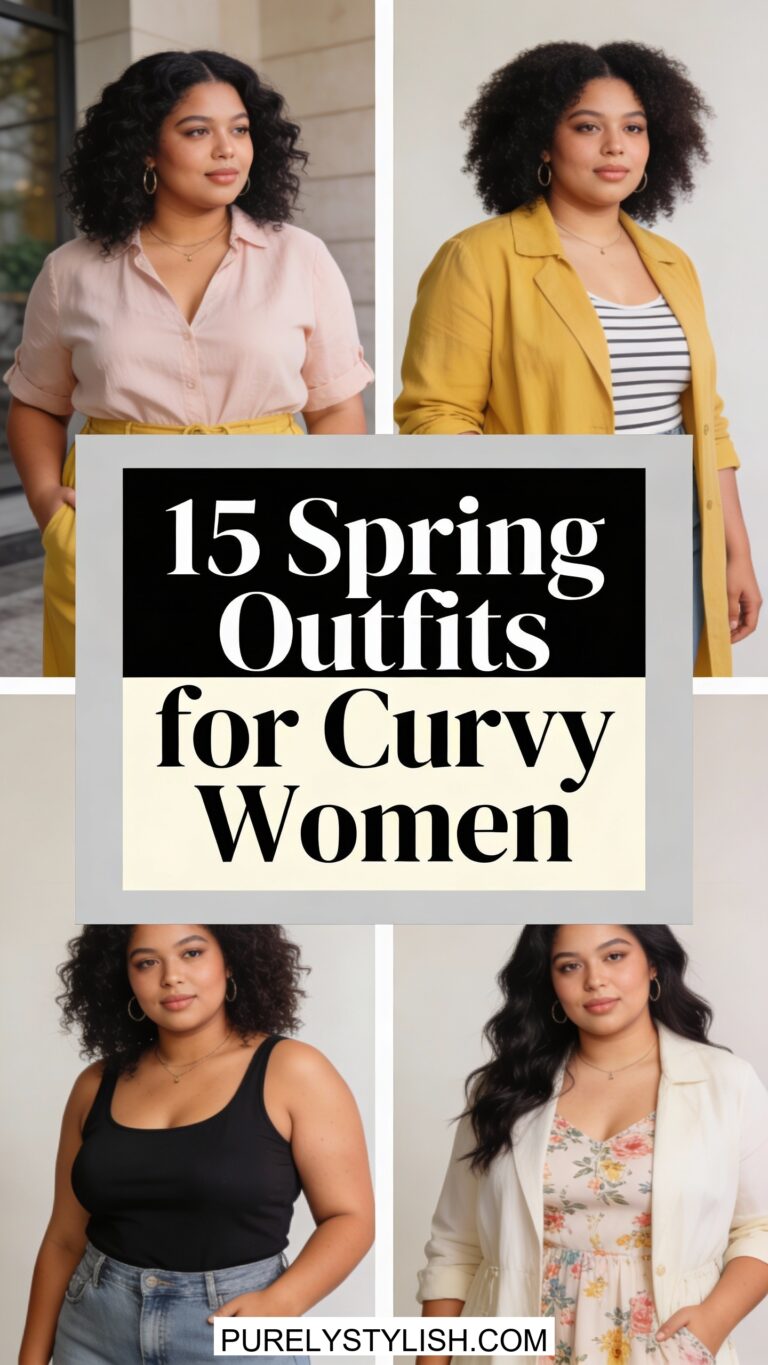 15 Casual Spring Outfits For Curvy Women To Feel Confident This Season