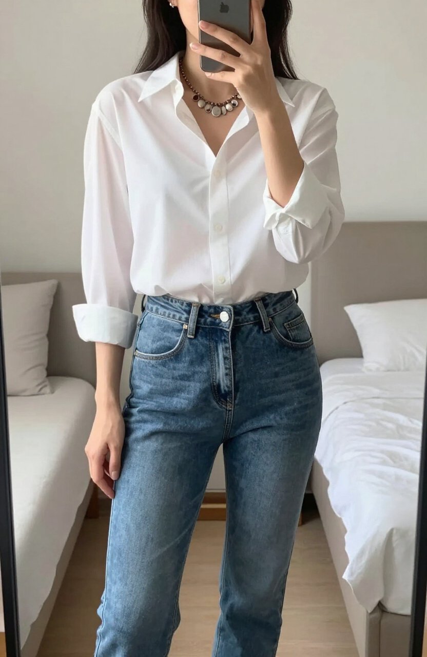 Blouse And Jeans
