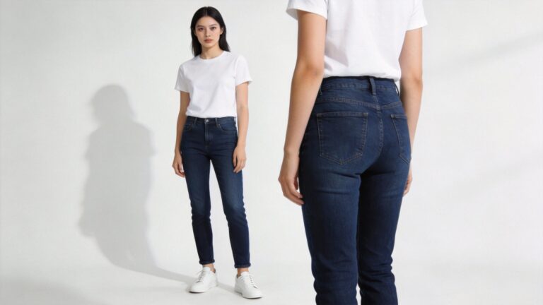 Blue Jeans Looks for Minimalist Women
