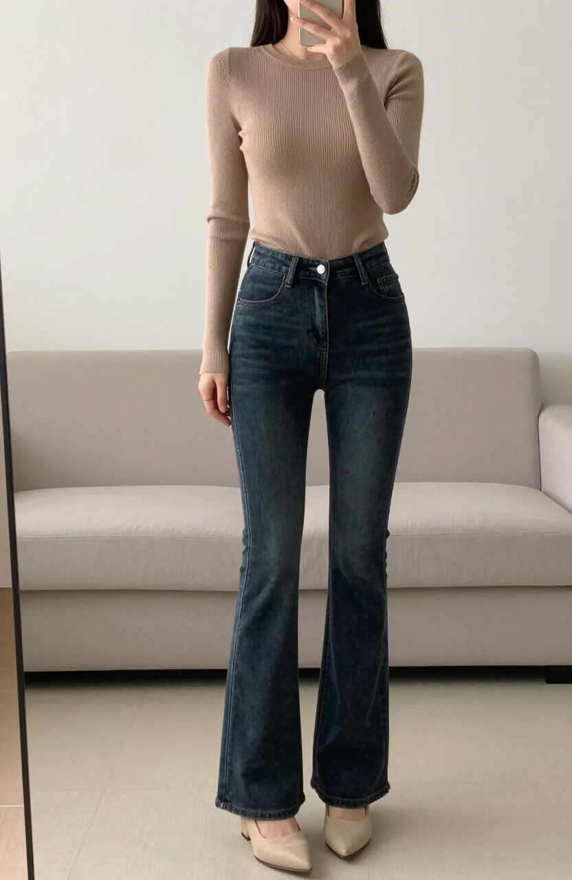 Boot-Cut Jeans