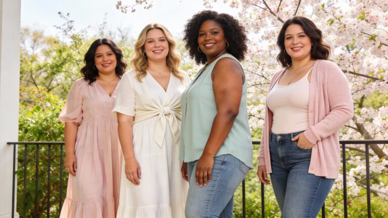 Casual Spring Outfits For Curvy Moms (Flattering & Functional)
