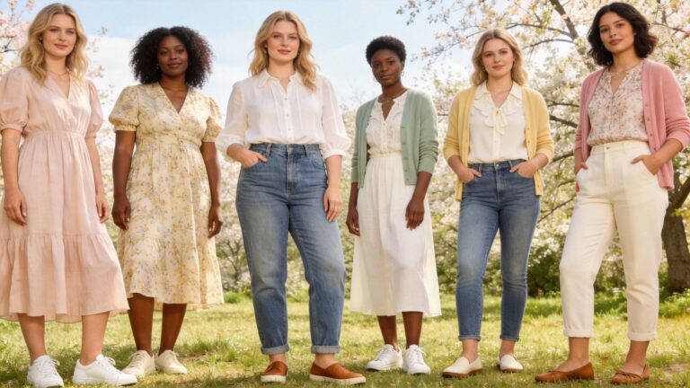 Casual Spring Outfits For Midsize Women