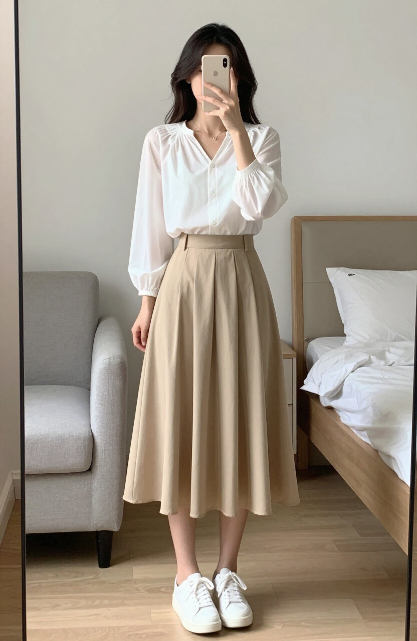 Cotton Skirt Outfits