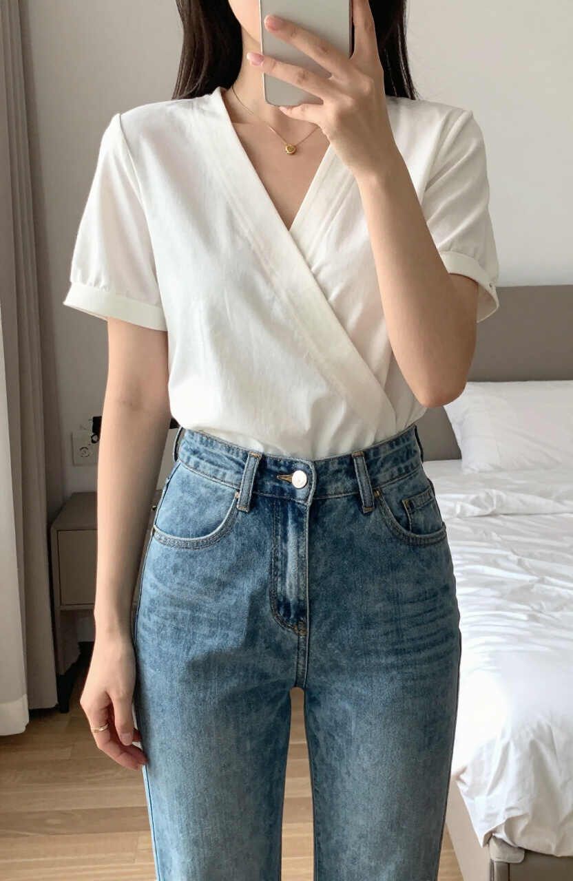Cotton Wrap Tops