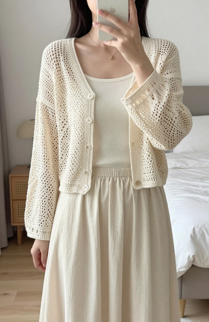 Crochet Cardigan Looks