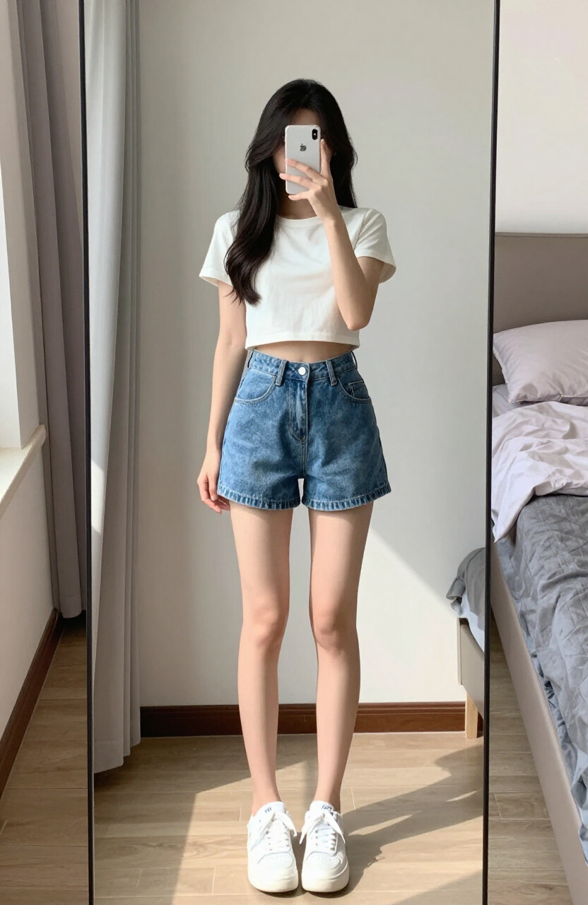 Denim Shorts Outfits