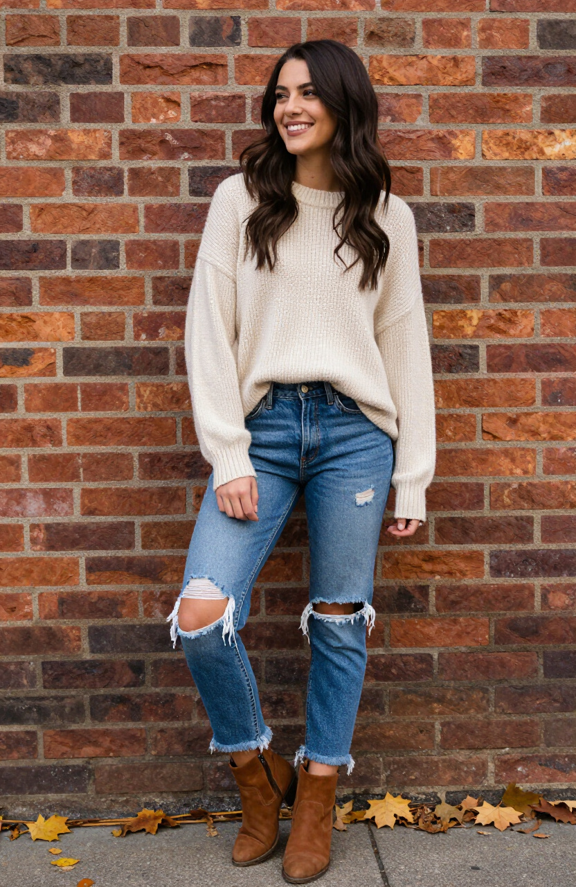 Distressed Denim Vibes