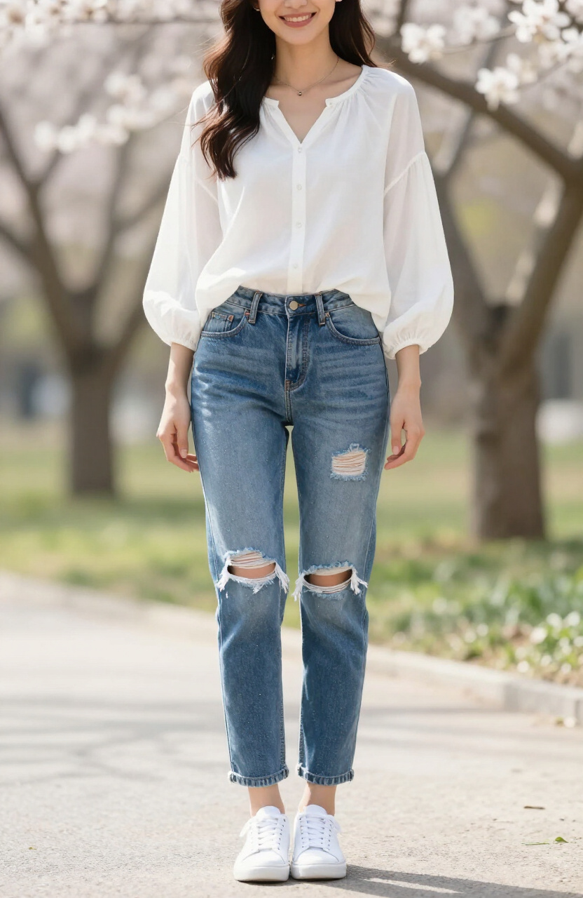 Distressed Jean Looks