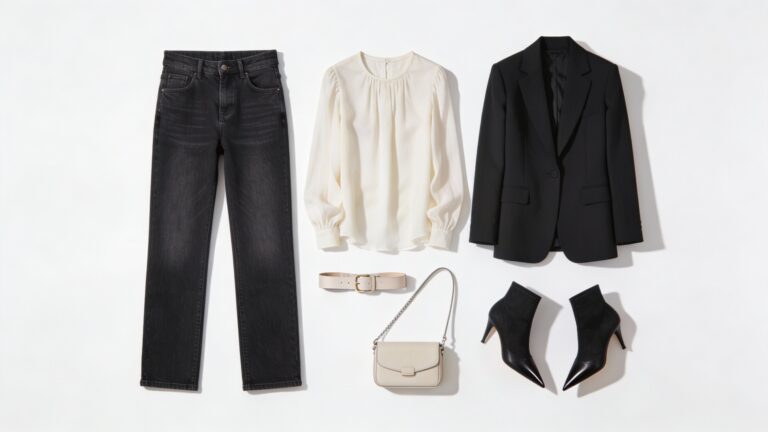 Flattering Blue Jeans Outfit Ideas for Bottom-Heavy Women