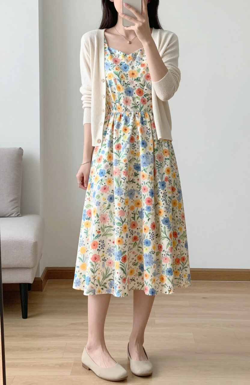 Floral Midi Dresses