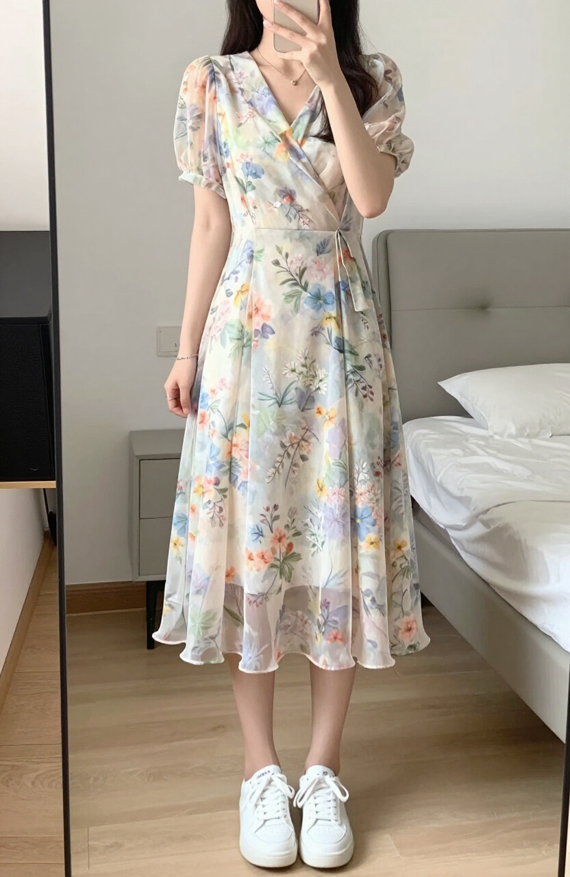Floral Midi Dresses