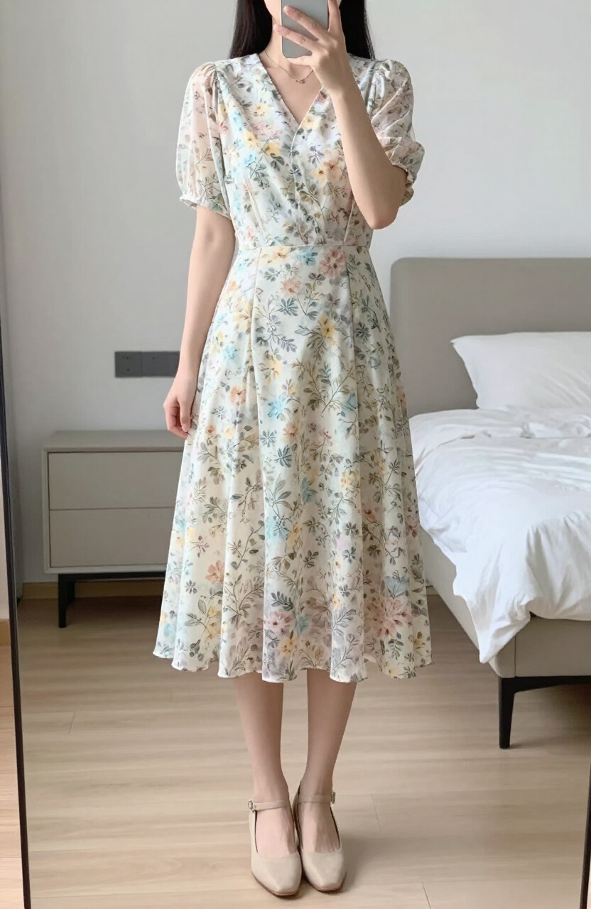 Floral Midi Dresses