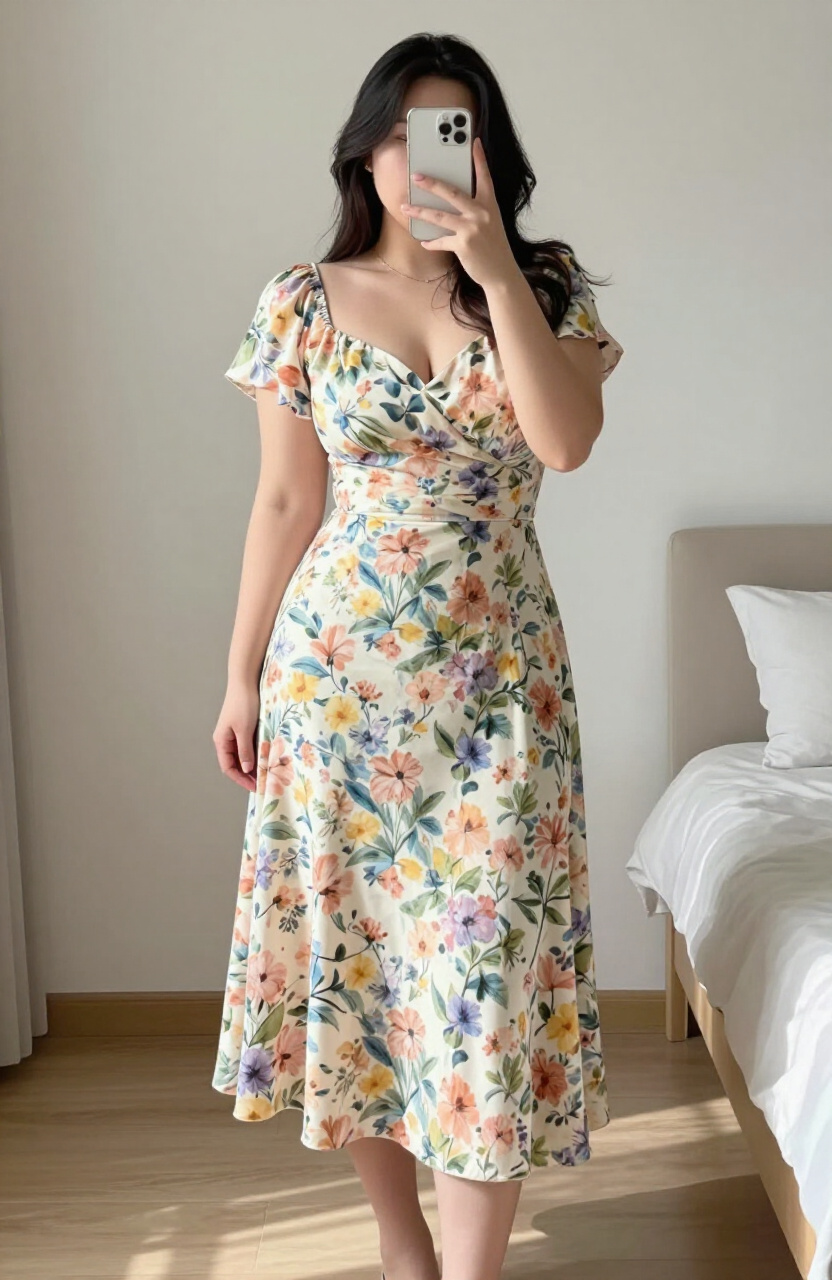 Floral Midi Dresses