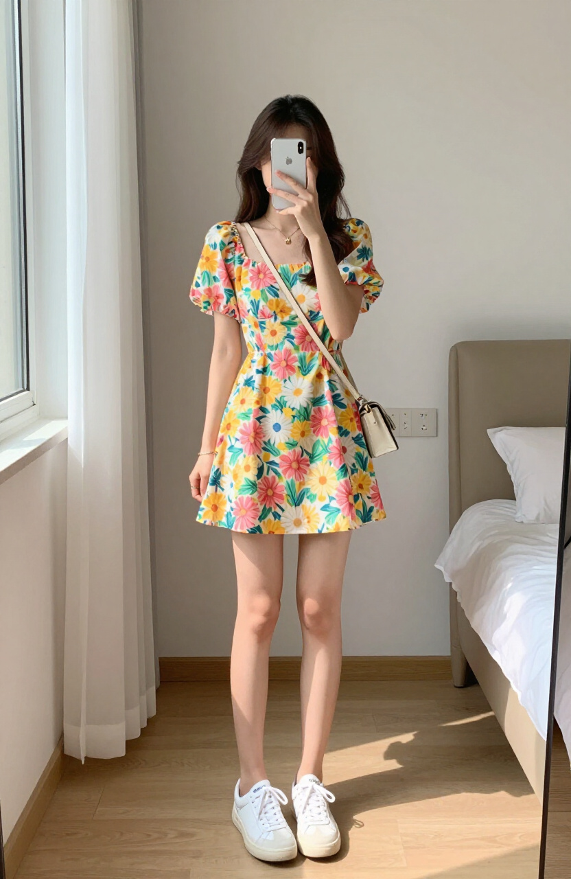 Floral Mini Dresses