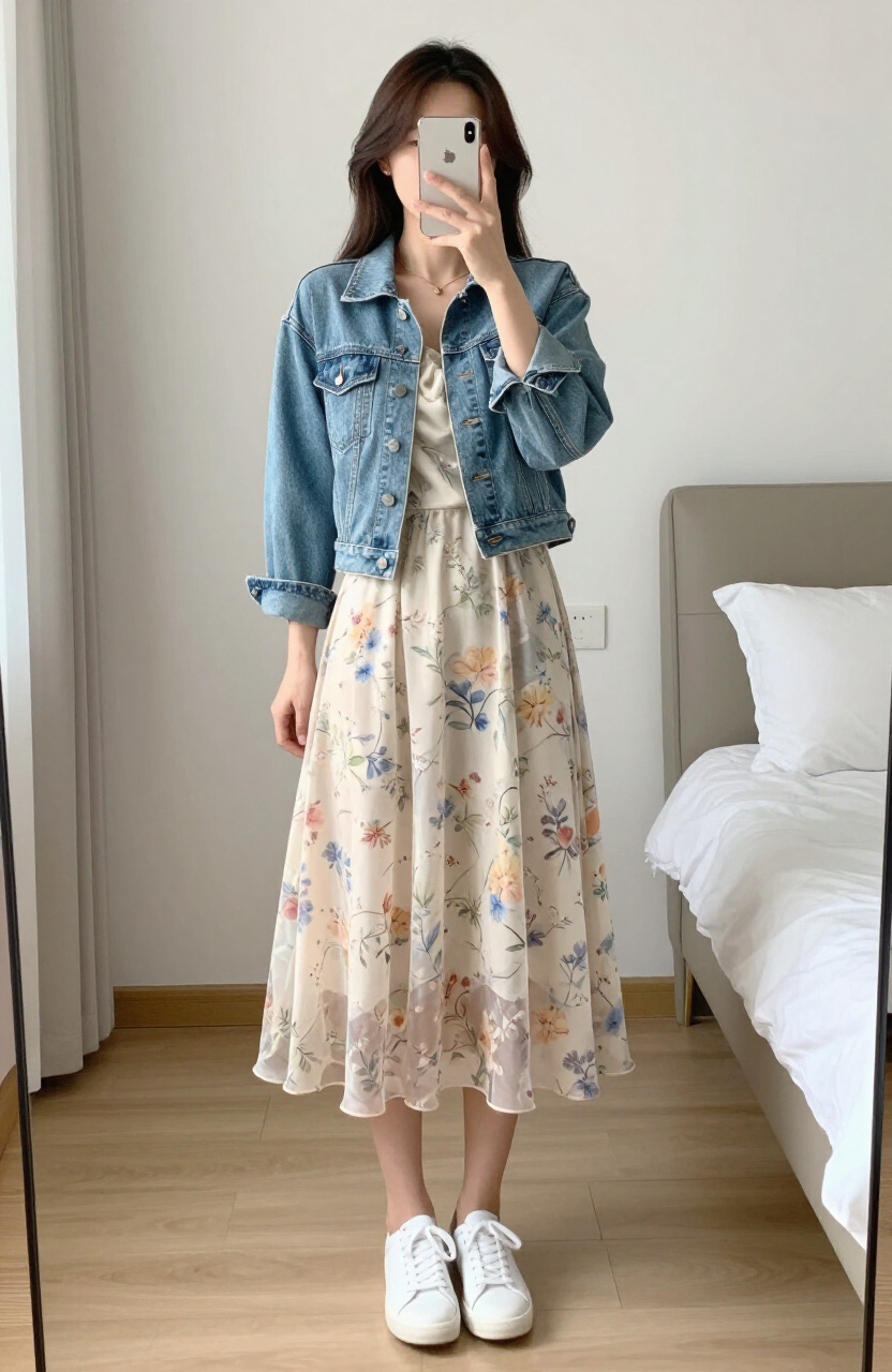 Flowy Midi Dress