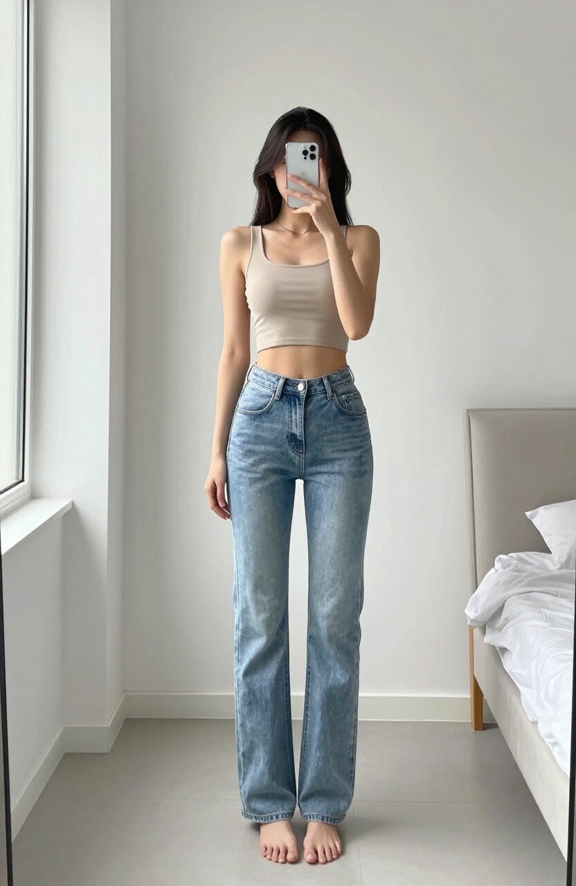 High Waist Jeans