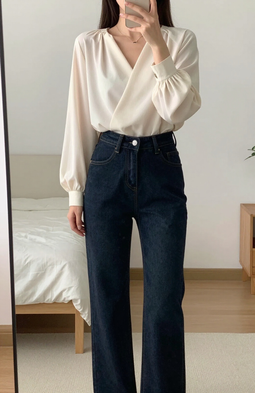 High-Waist Jeans