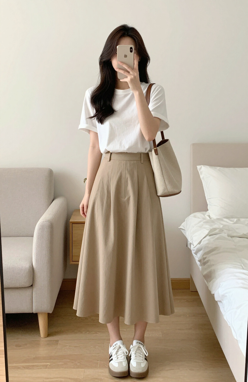 Midi Skirt Outfits