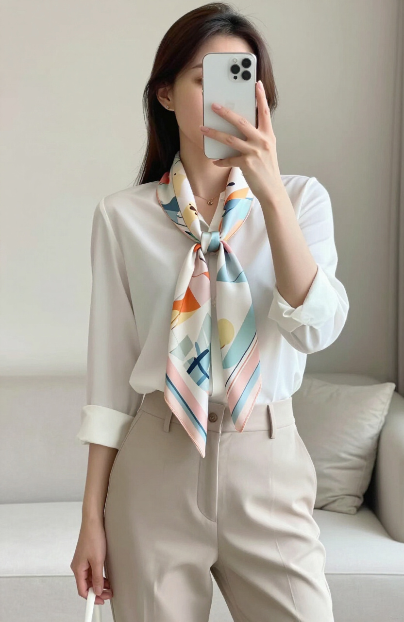 Printed Scarf Addition