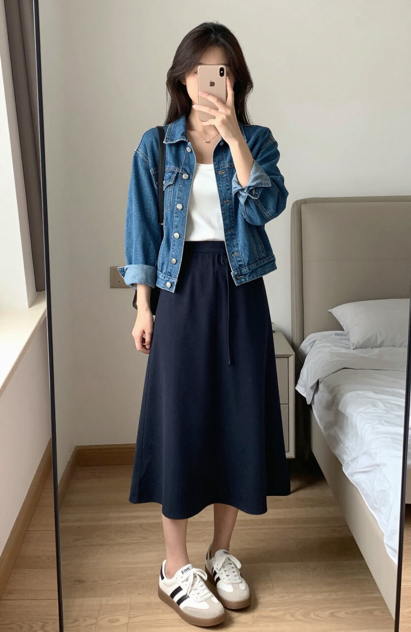 Simple Skirt Outfits