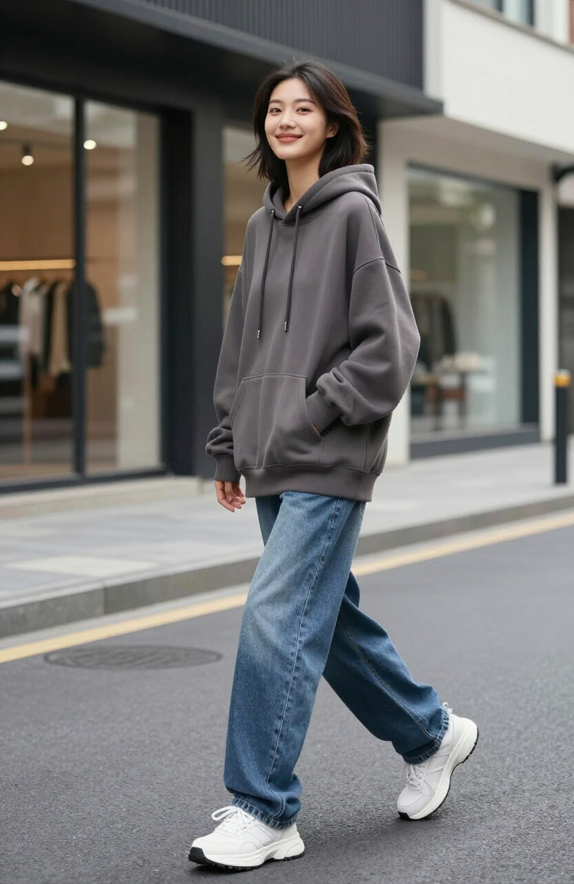 Streetwear Blue Jeans