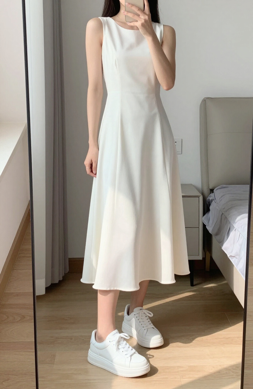 White Sneaker Outfits