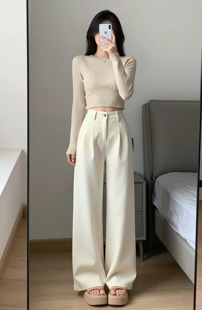 Wide-Leg Trousers