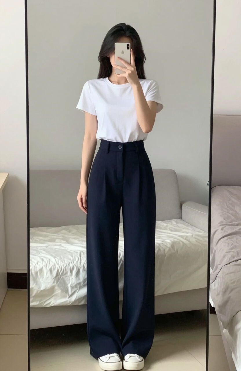 Wide-Leg Trousers