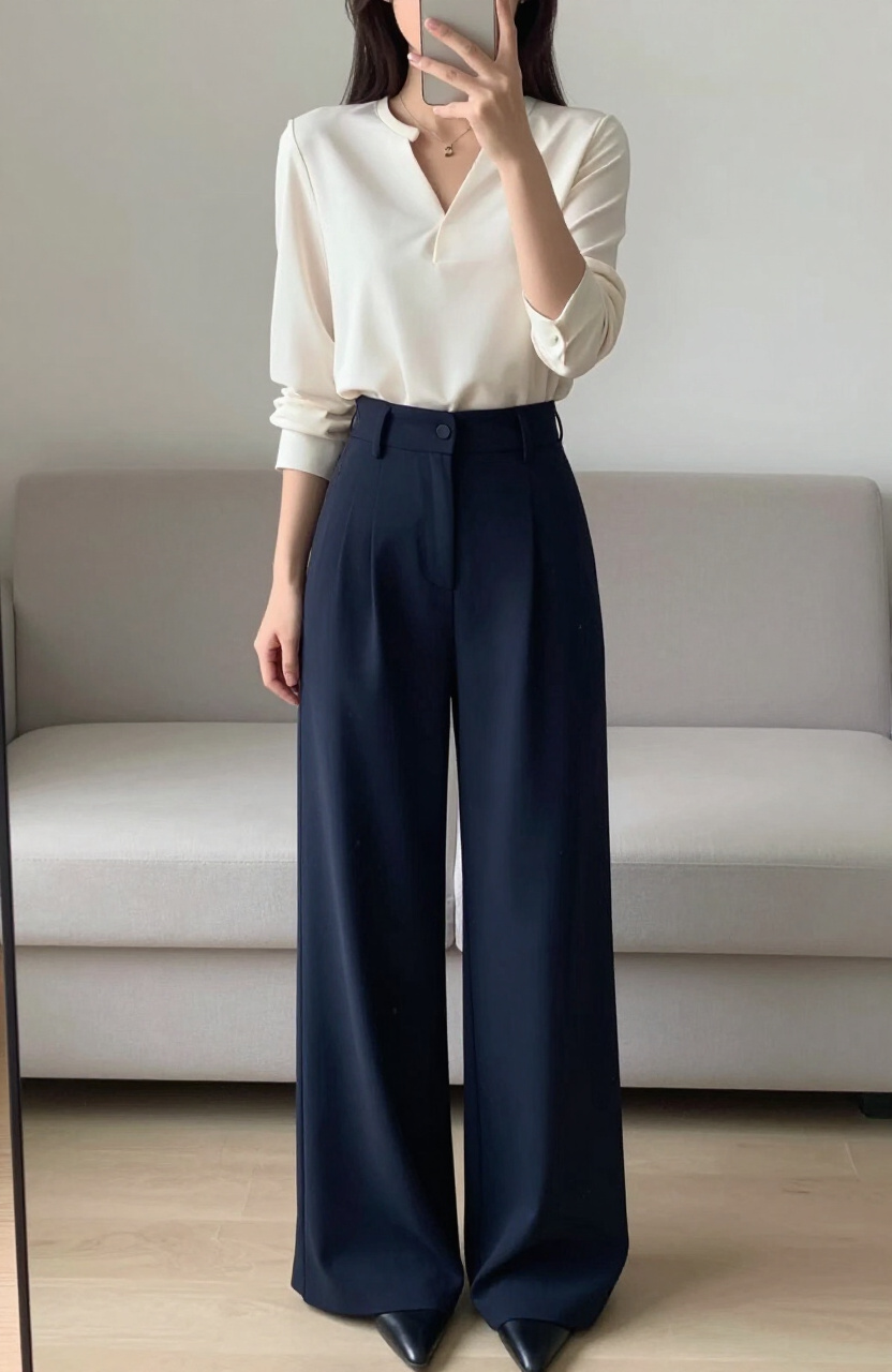 Wide-Leg Trousers