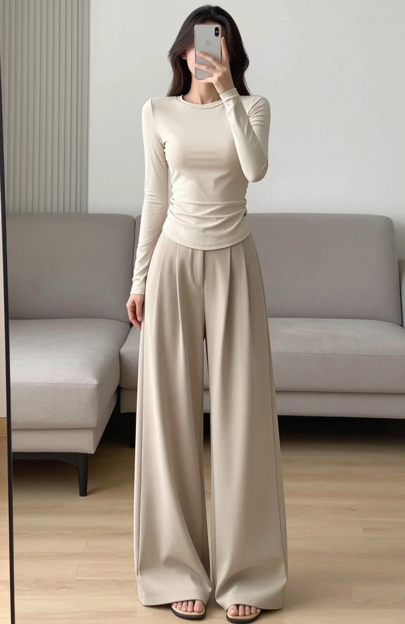 Wide Leg Trousers