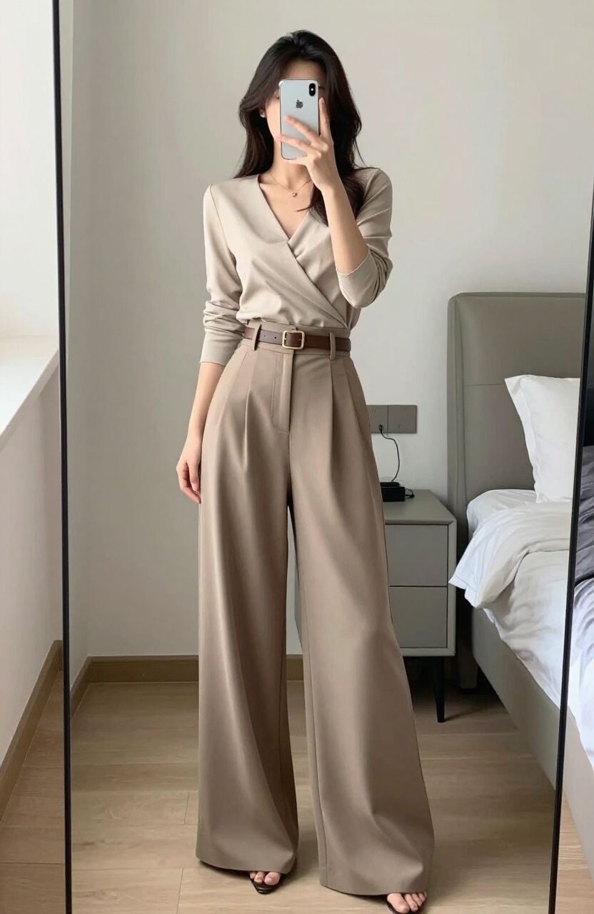 Wide Leg Trousers
