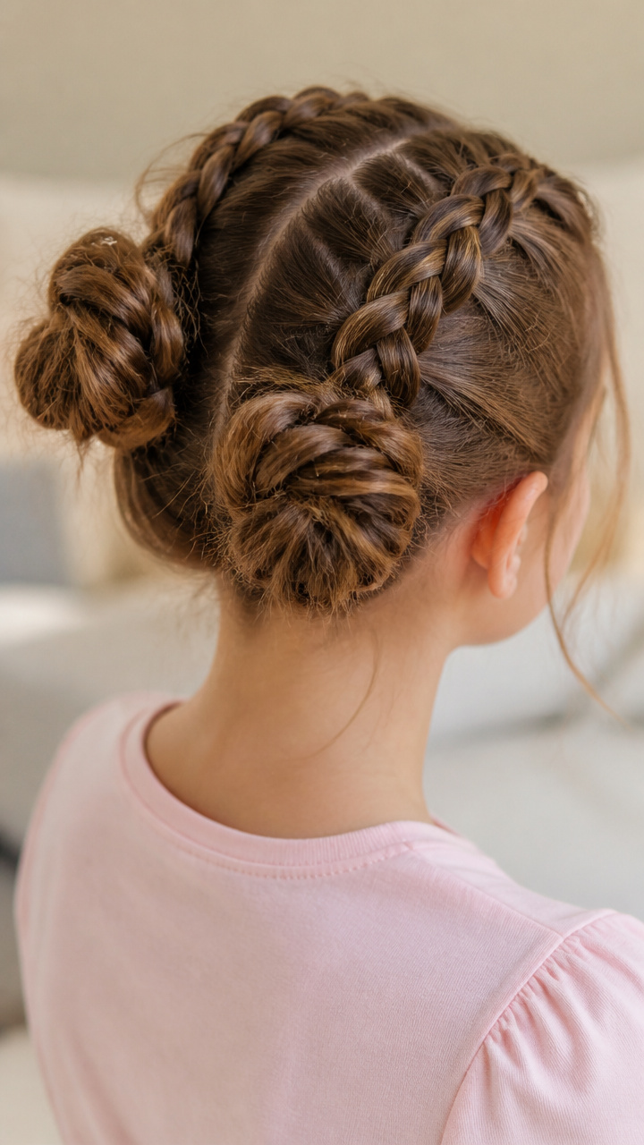 Messy Braided Bunches