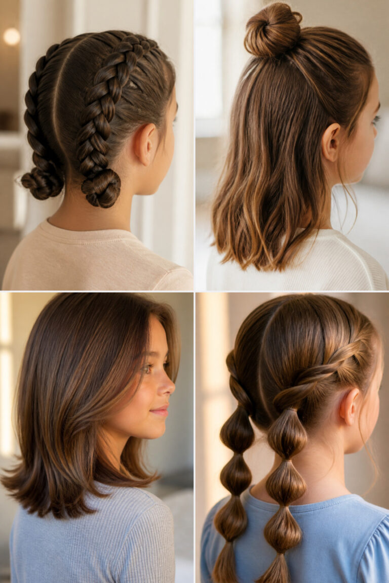 11 Easy School Hairstyles Moms Can Do in Under 5 Minutes