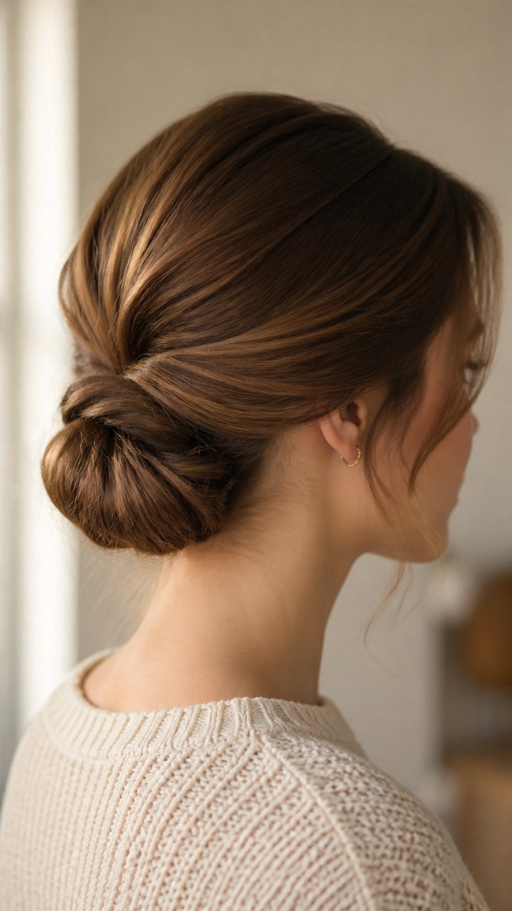 Low Twisted Chignon