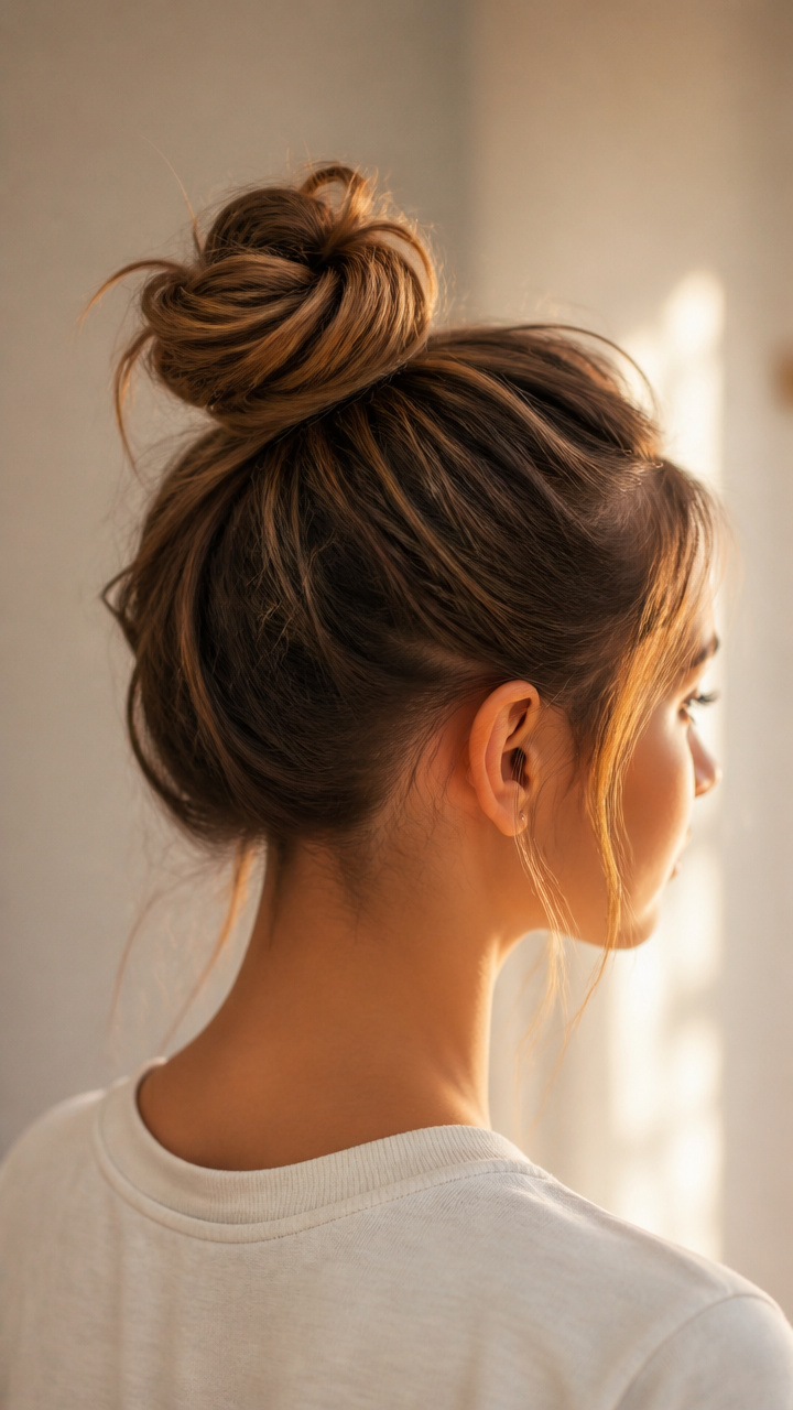 Textured Top Knot