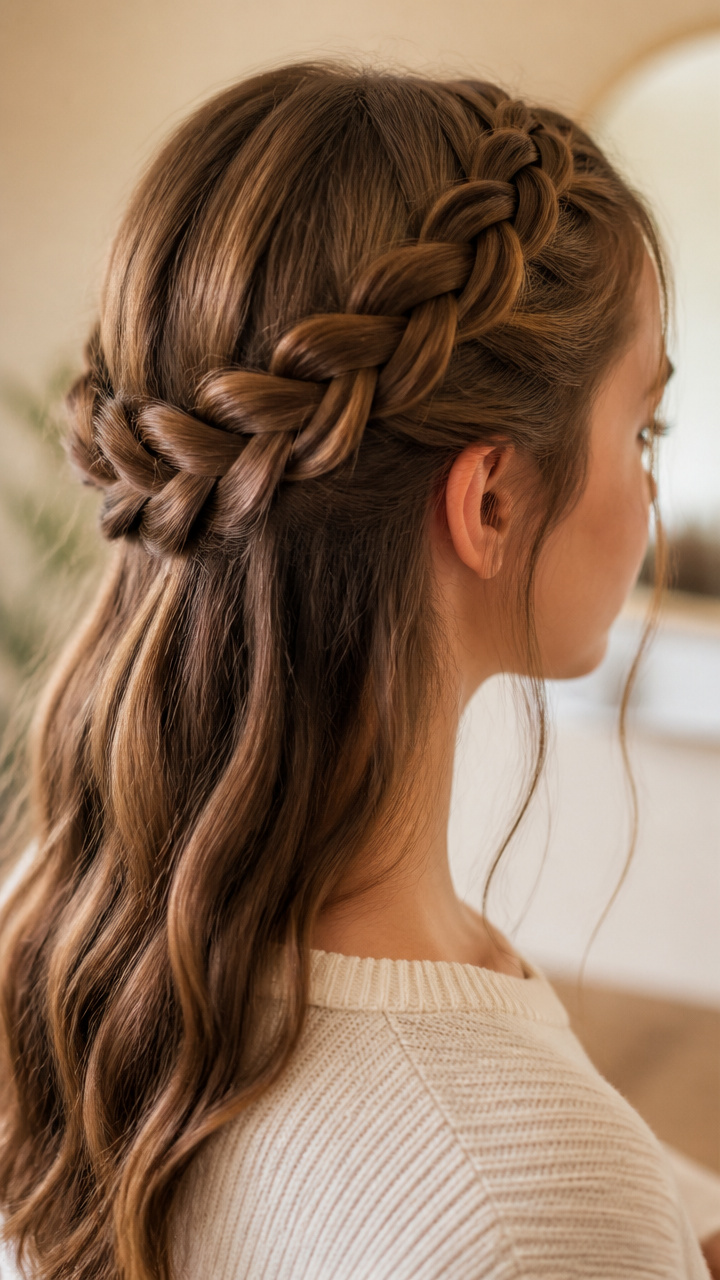 Twisted Crown Braid