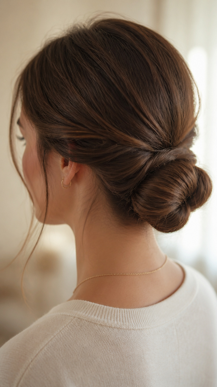 Low Twisted Chignon