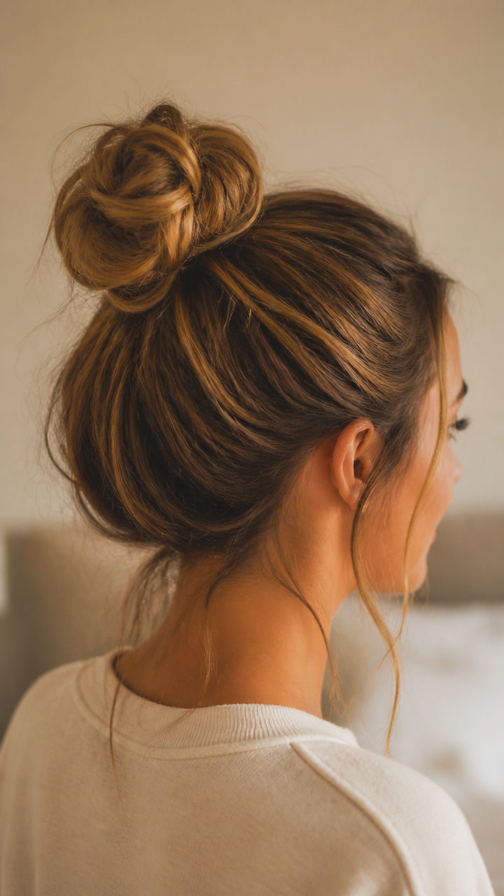 Textured Top Knot