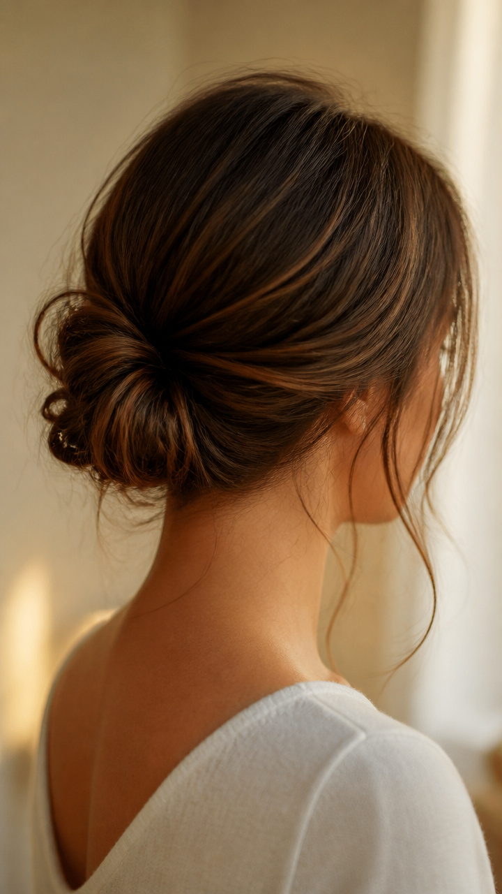 Low Messy Chignon