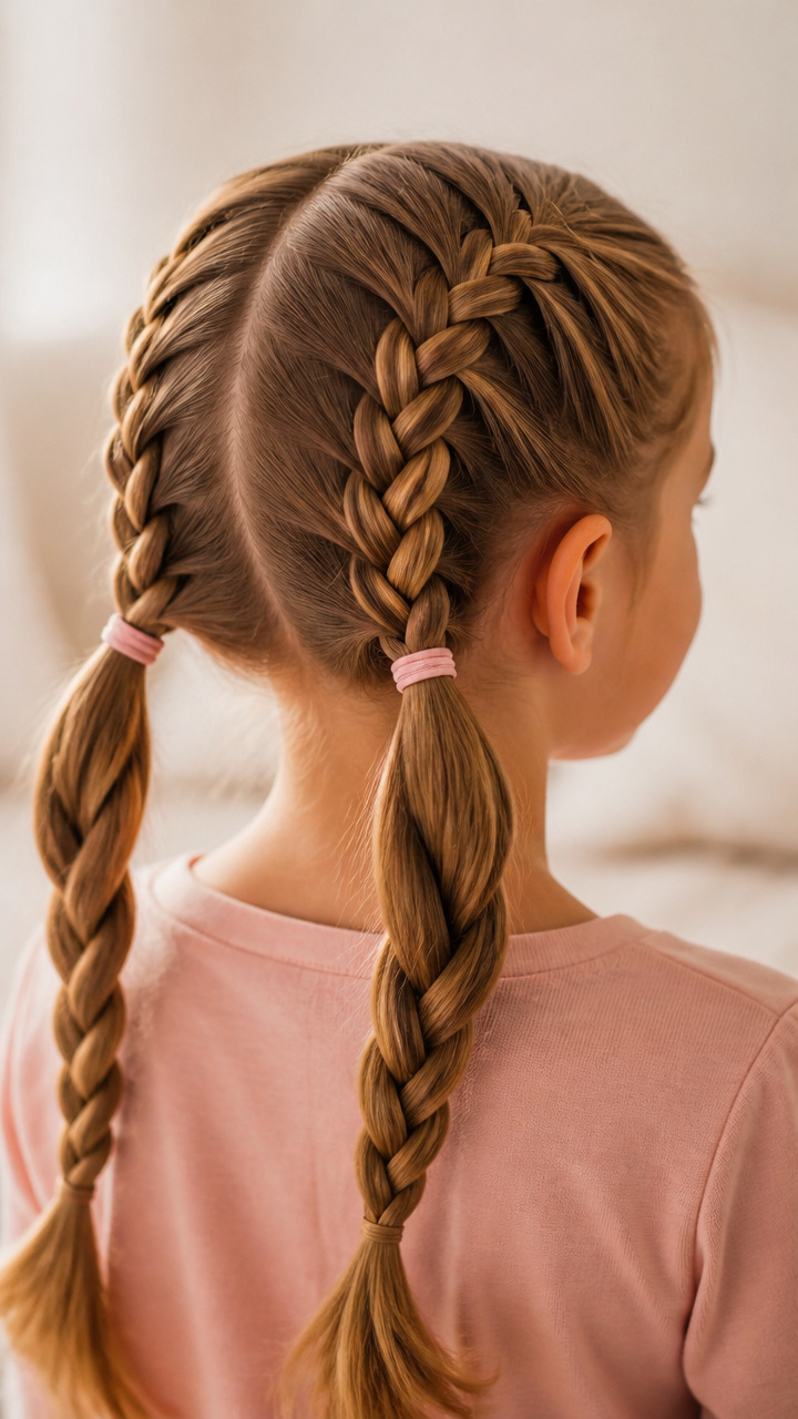 Double Braided Pigtails