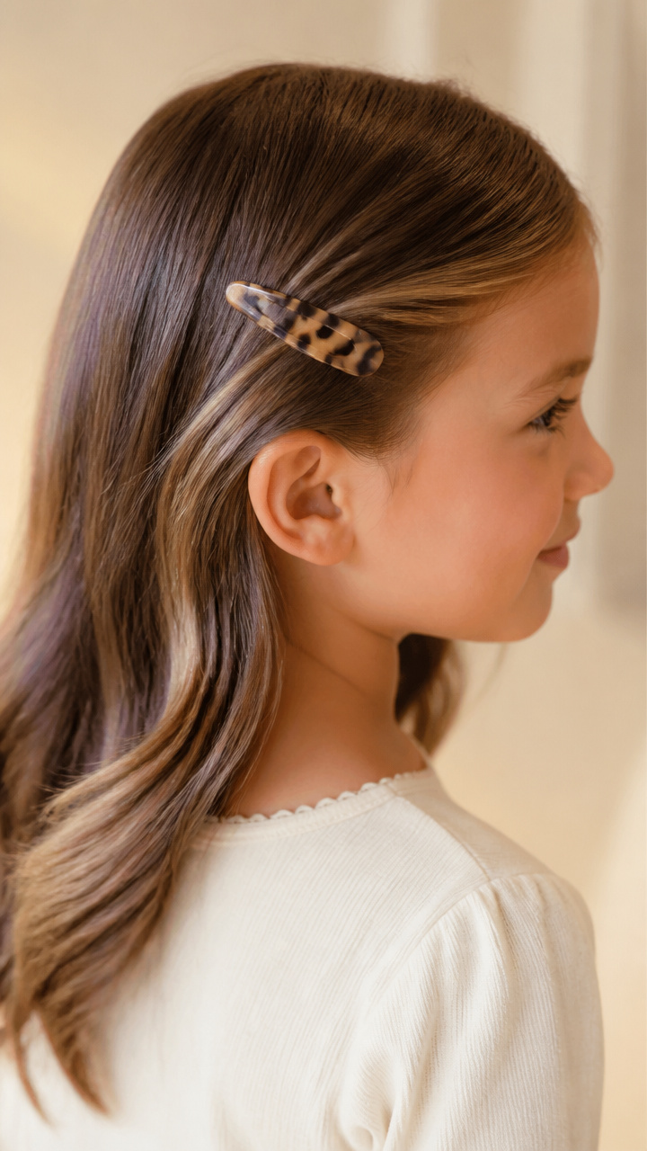 Side-Swept Bangs With Clip