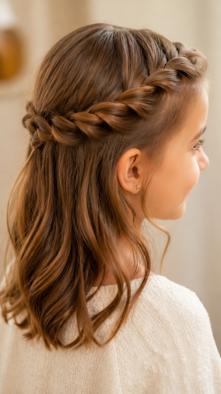 Crown Twist With Loose Ends