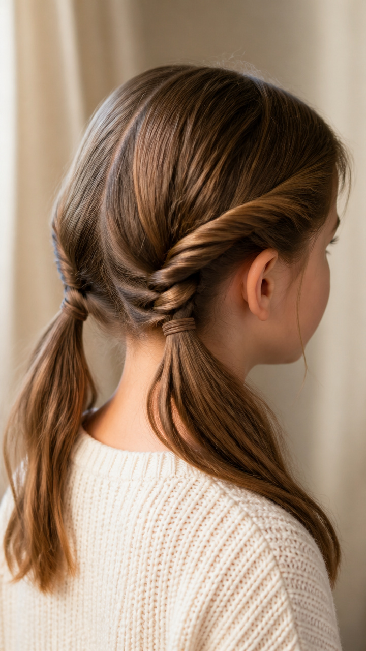 Twisted Low Pigtails