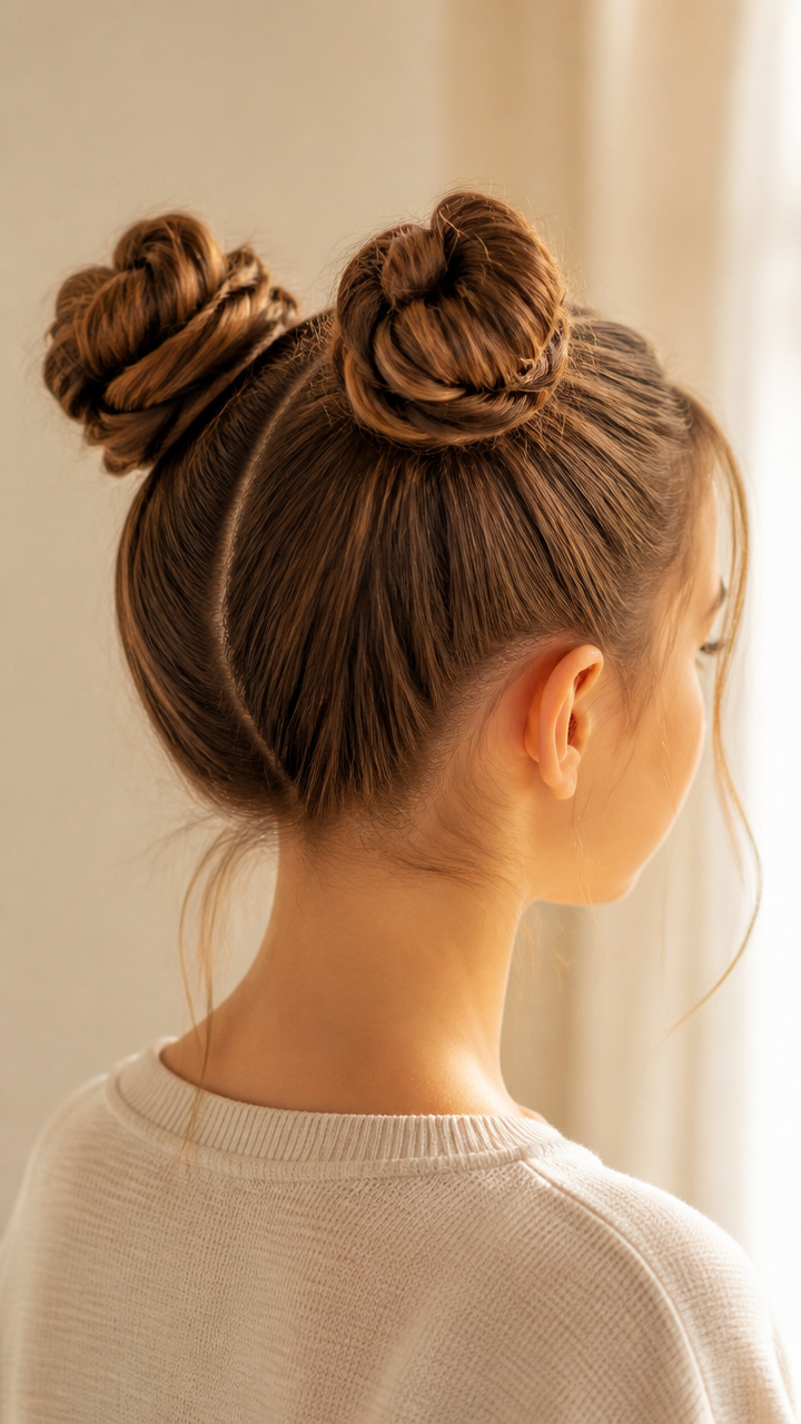 Soft Double Buns