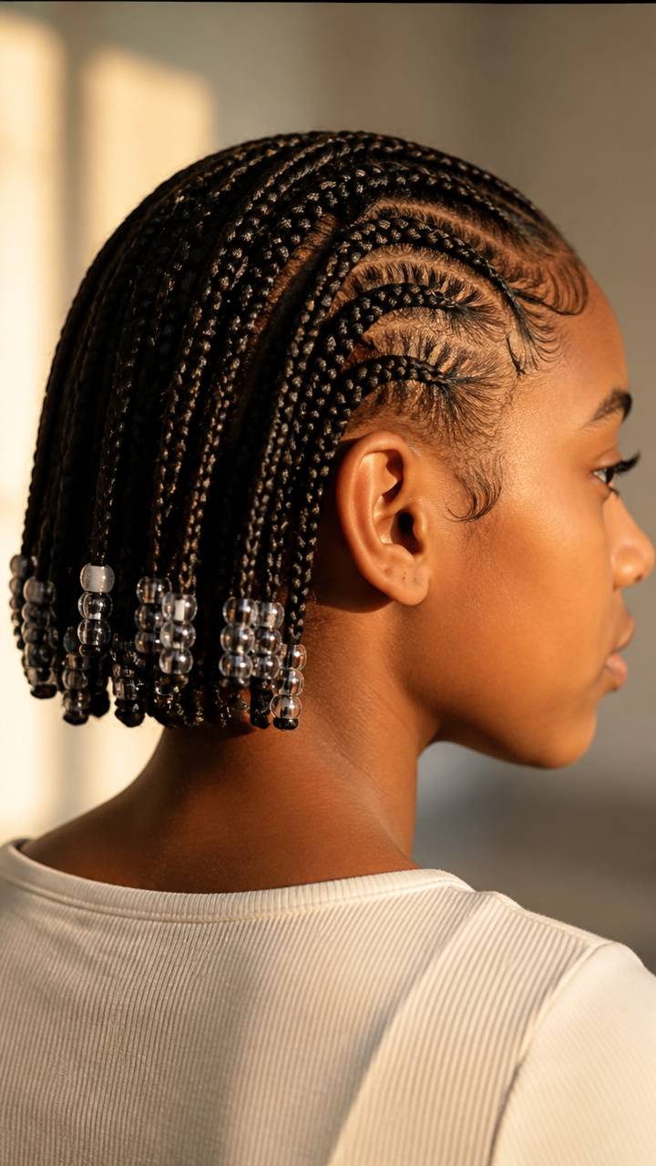 Mini Braids With Beads