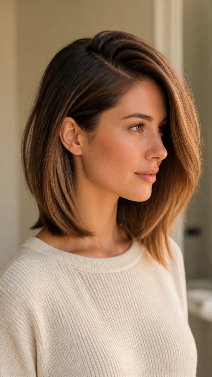 Asymmetrical Deep Side Part