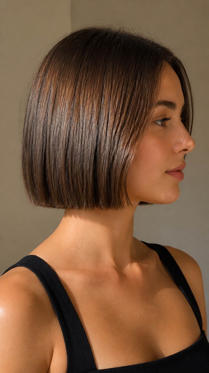 Blunt Bob with Polished Ends