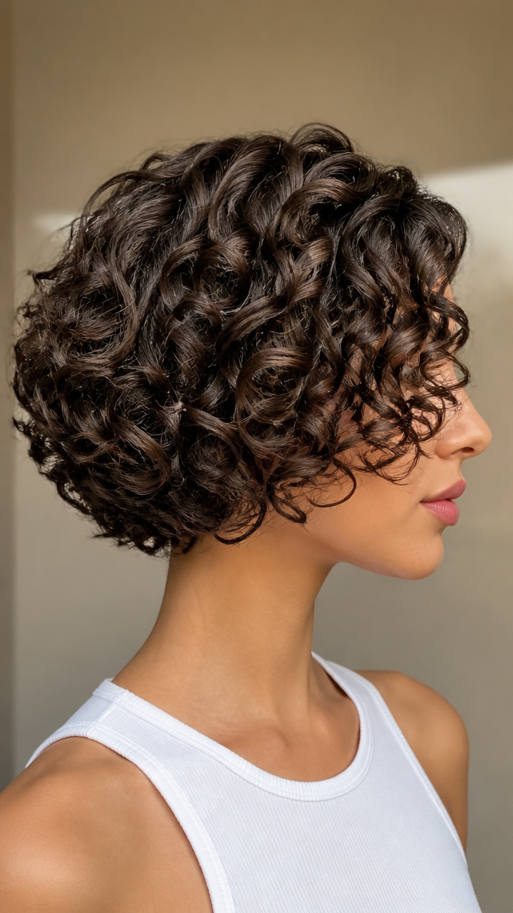 Curly Bob with Defined Ringlets