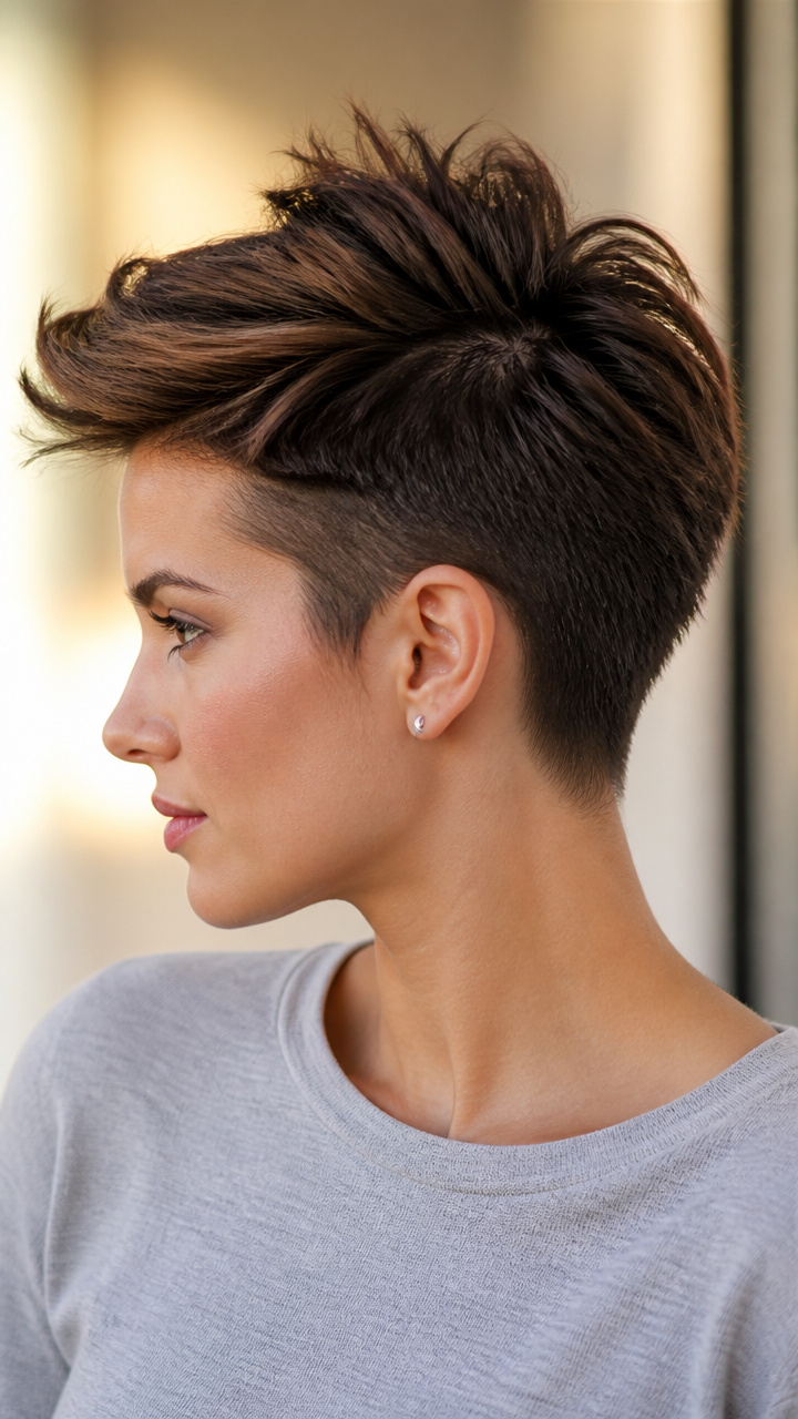 Faux Hawk with Texturizing Paste