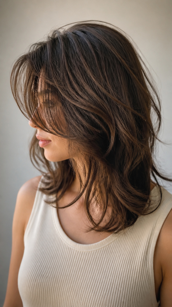Feathered Layers with Air-Dry Wave